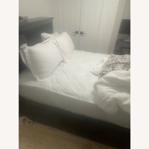 Used Kieran Platform Bookcase Bed W 2-Side Storage for sale on AptDeco