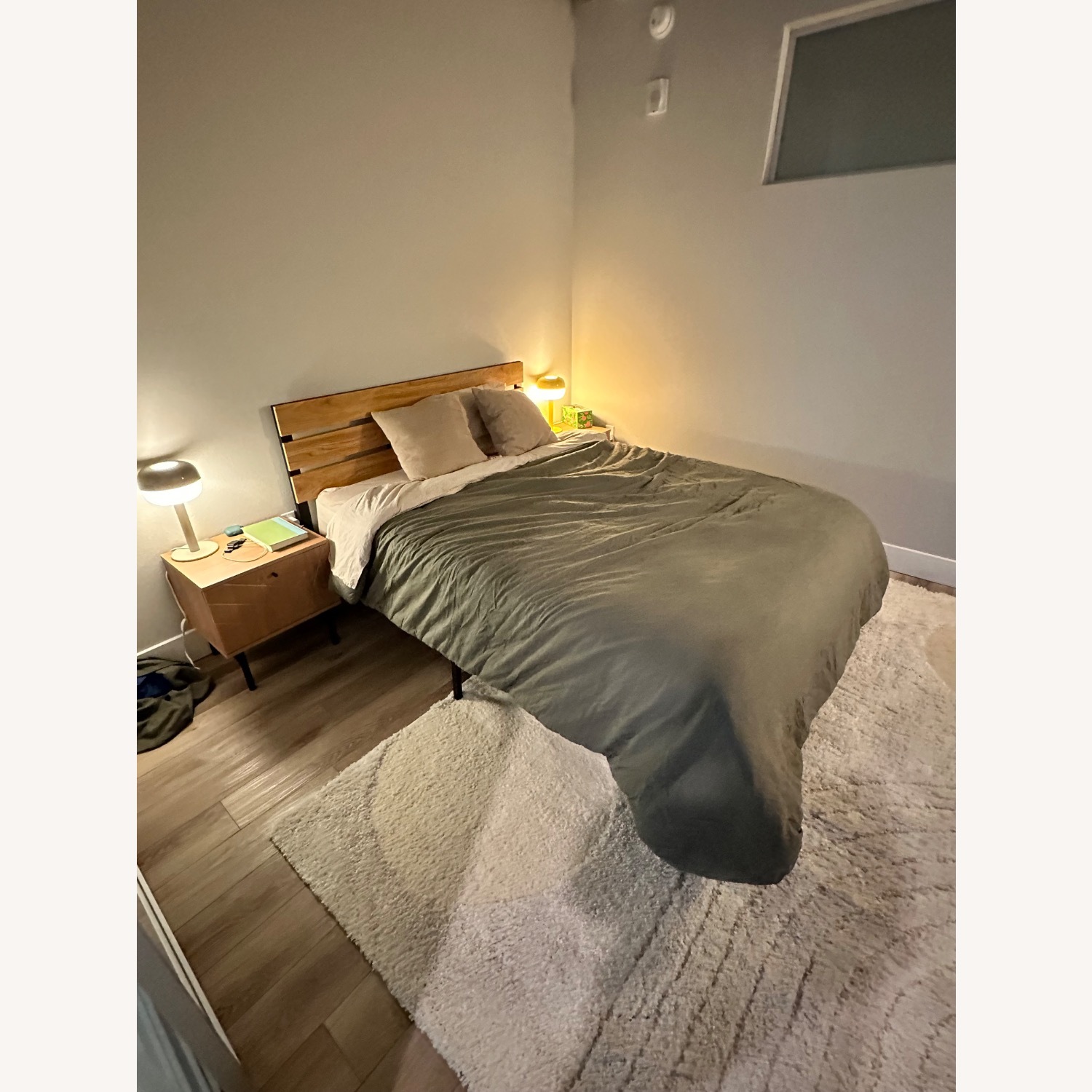 Metal and Wood Bedframe - image-3