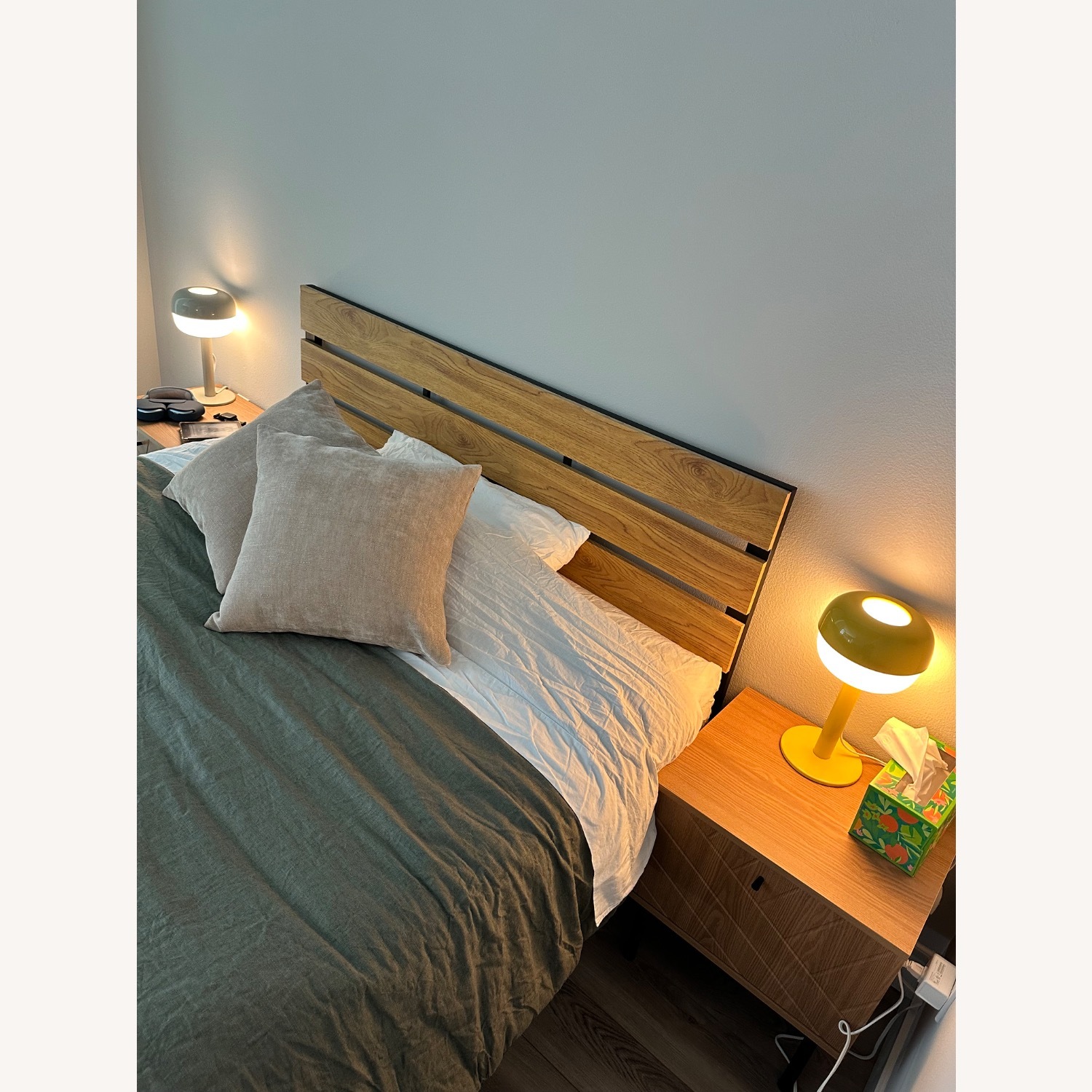 Metal and Wood Bedframe - image-4