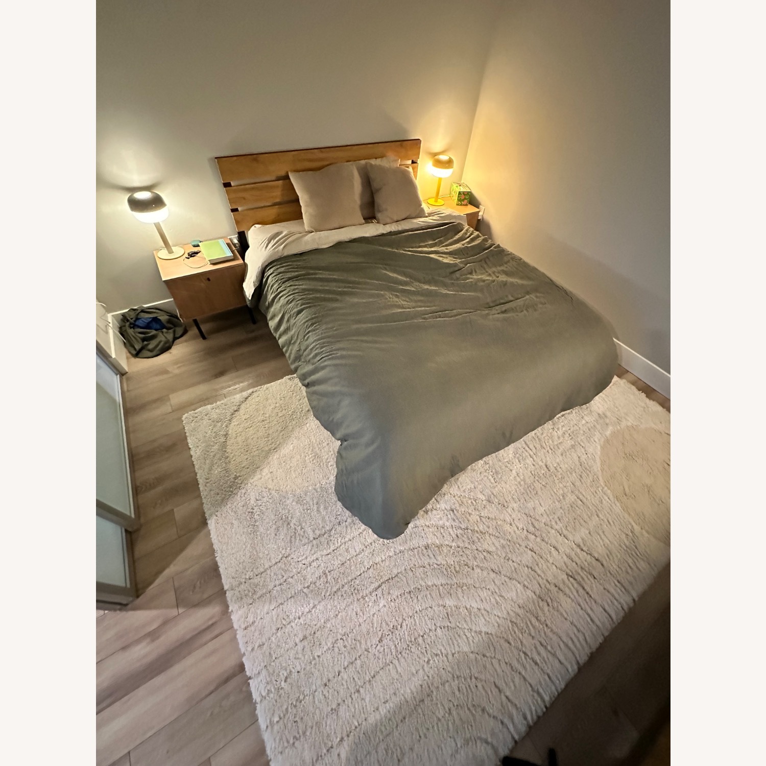 Metal and Wood Bedframe - image-2