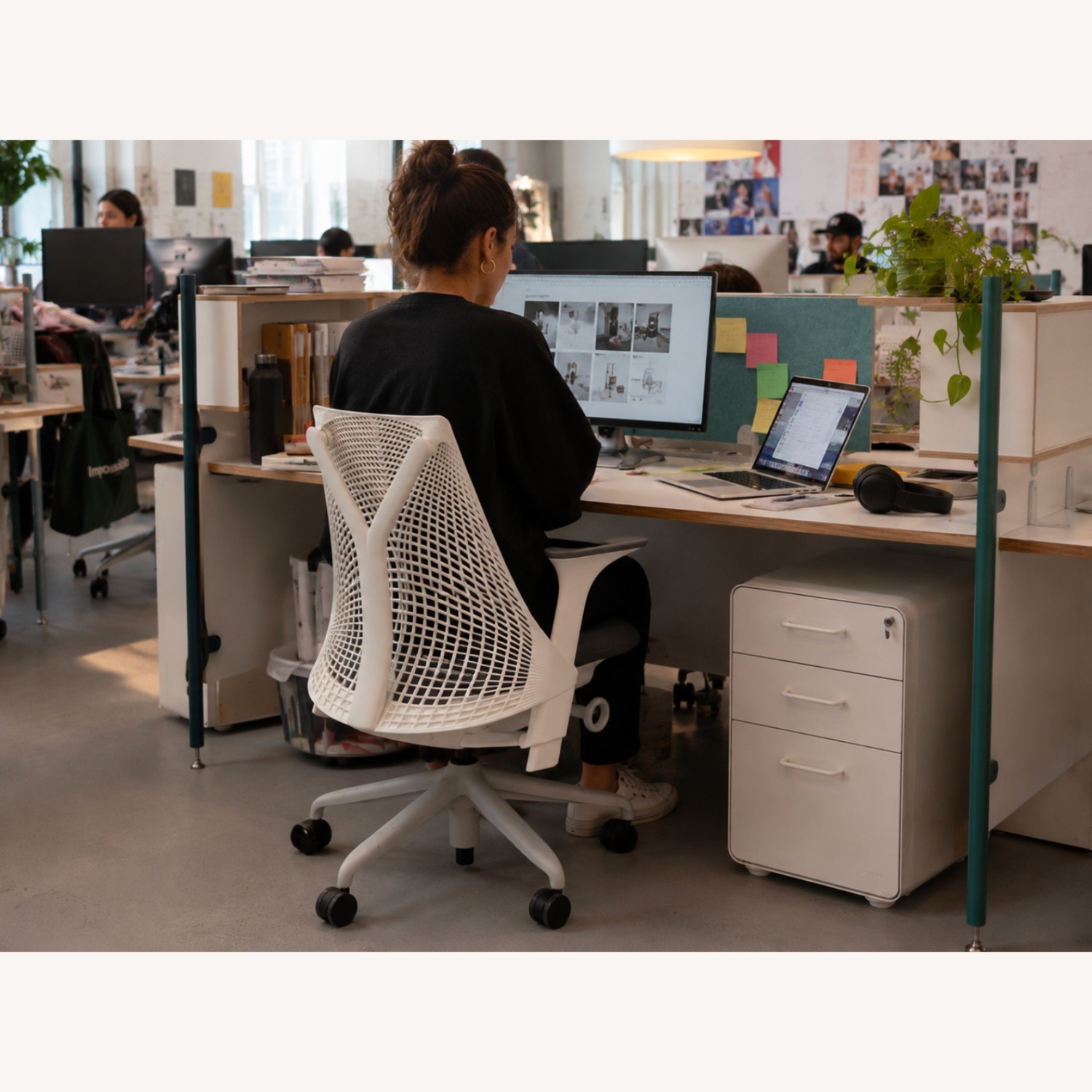 Herman Miller Sayl Chair White - image-2