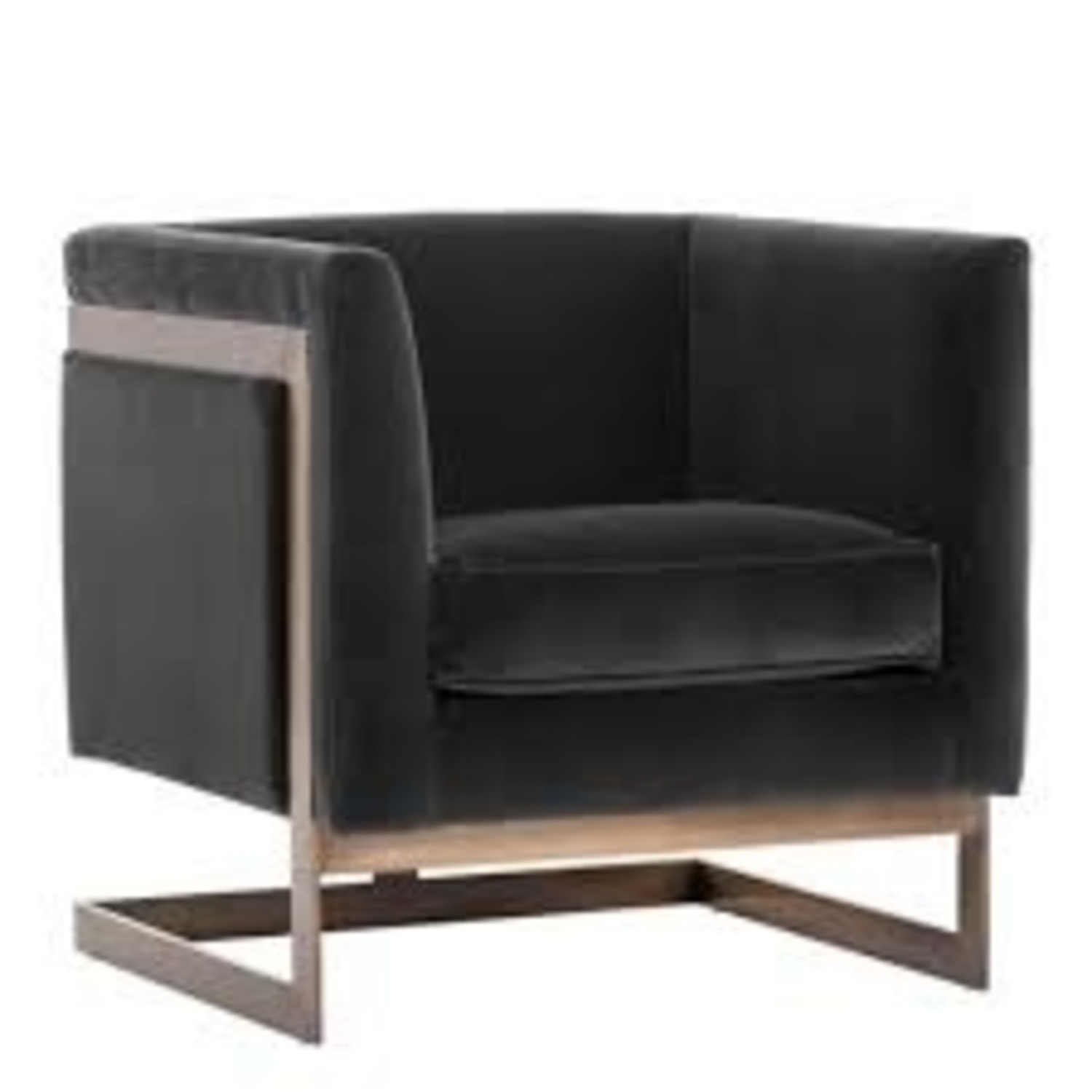 Sunpan Dark Brown Velvet Accent Chairs - image-6