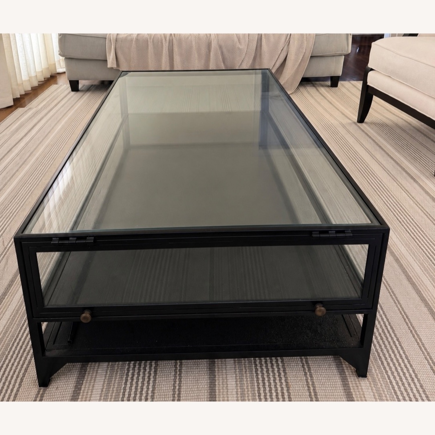 West Elm Payson Rectangle Coffee Table (54") - image-1
