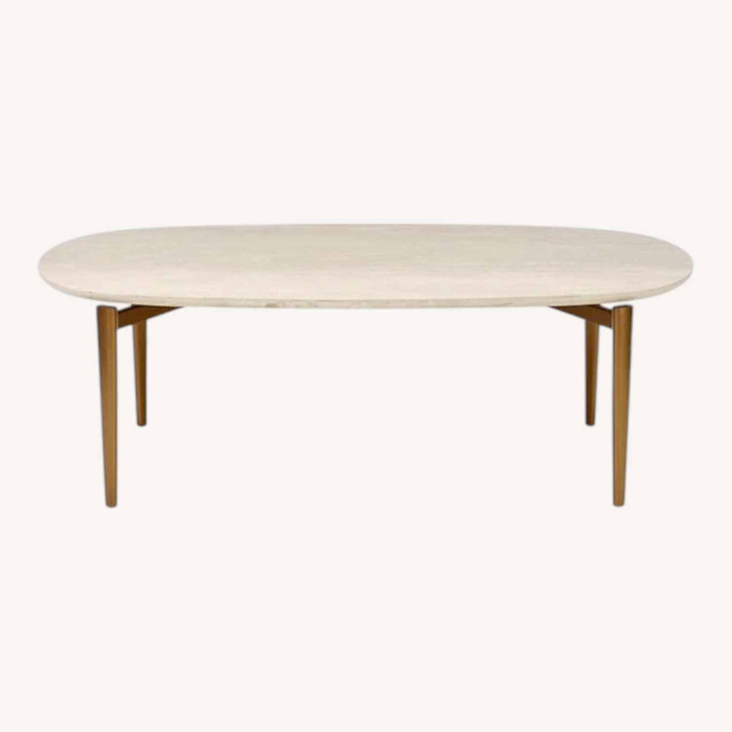 West Elm Travertine Coffee Table - image-0