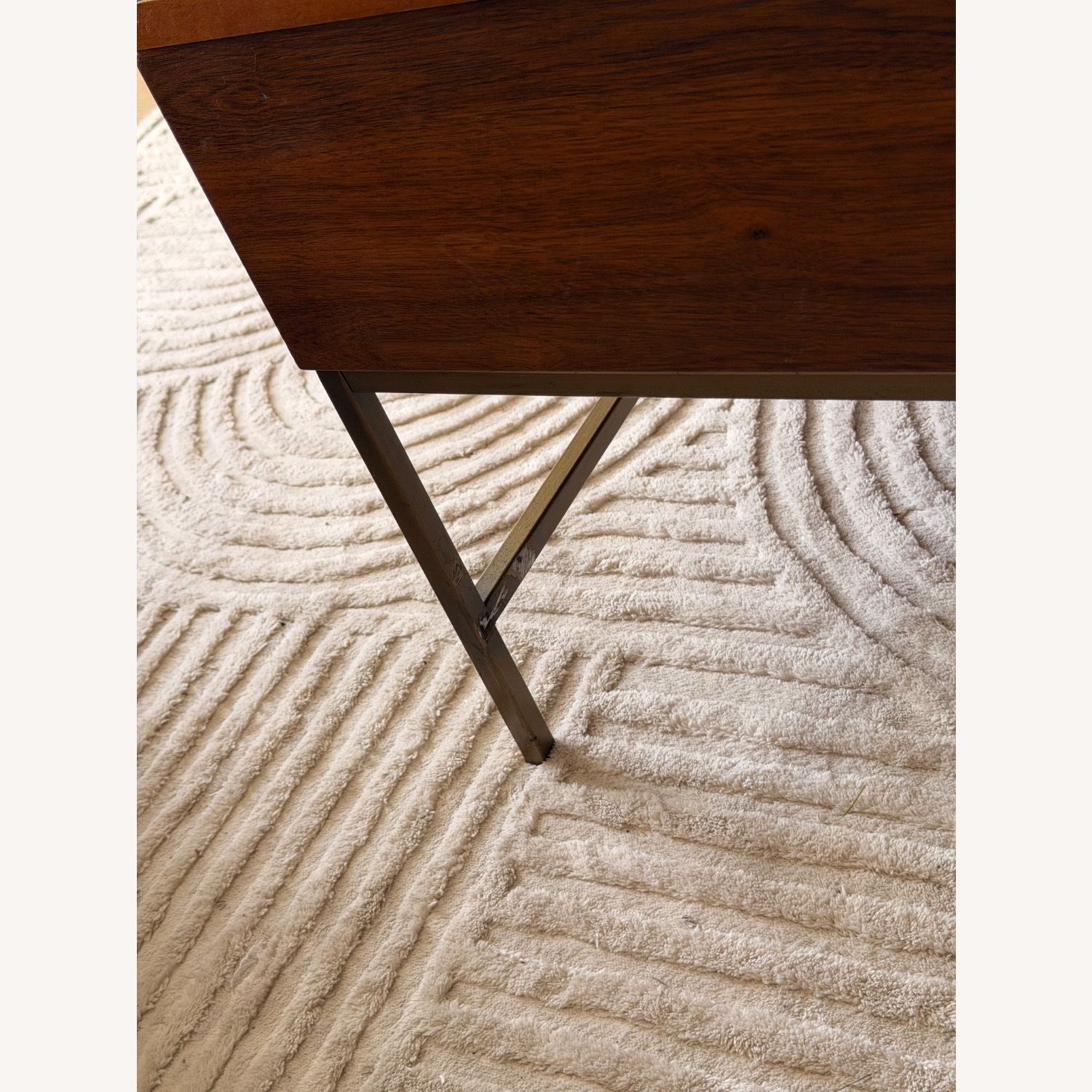 West Elm Industrial Solid Wood Storage Pop-Up Coffee Table 36" - image-5