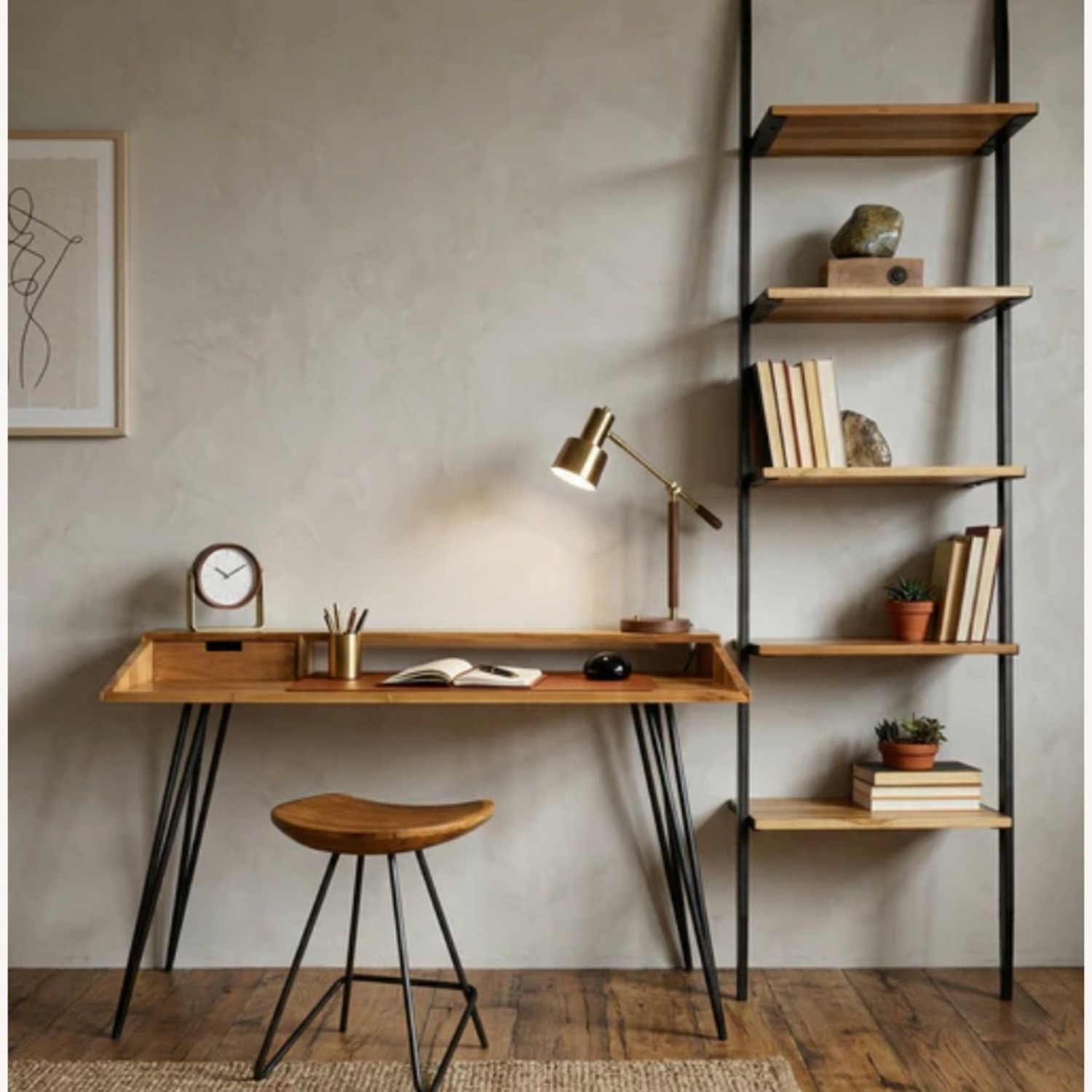 From The Source Teak Scout Corvus Writing Desk 36 - image-2