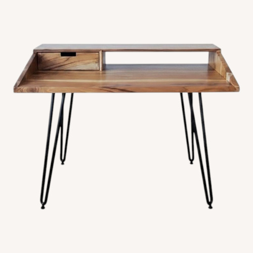 Used From The Source Teak Scout Corvus Writing Desk 36 for sale on AptDeco
