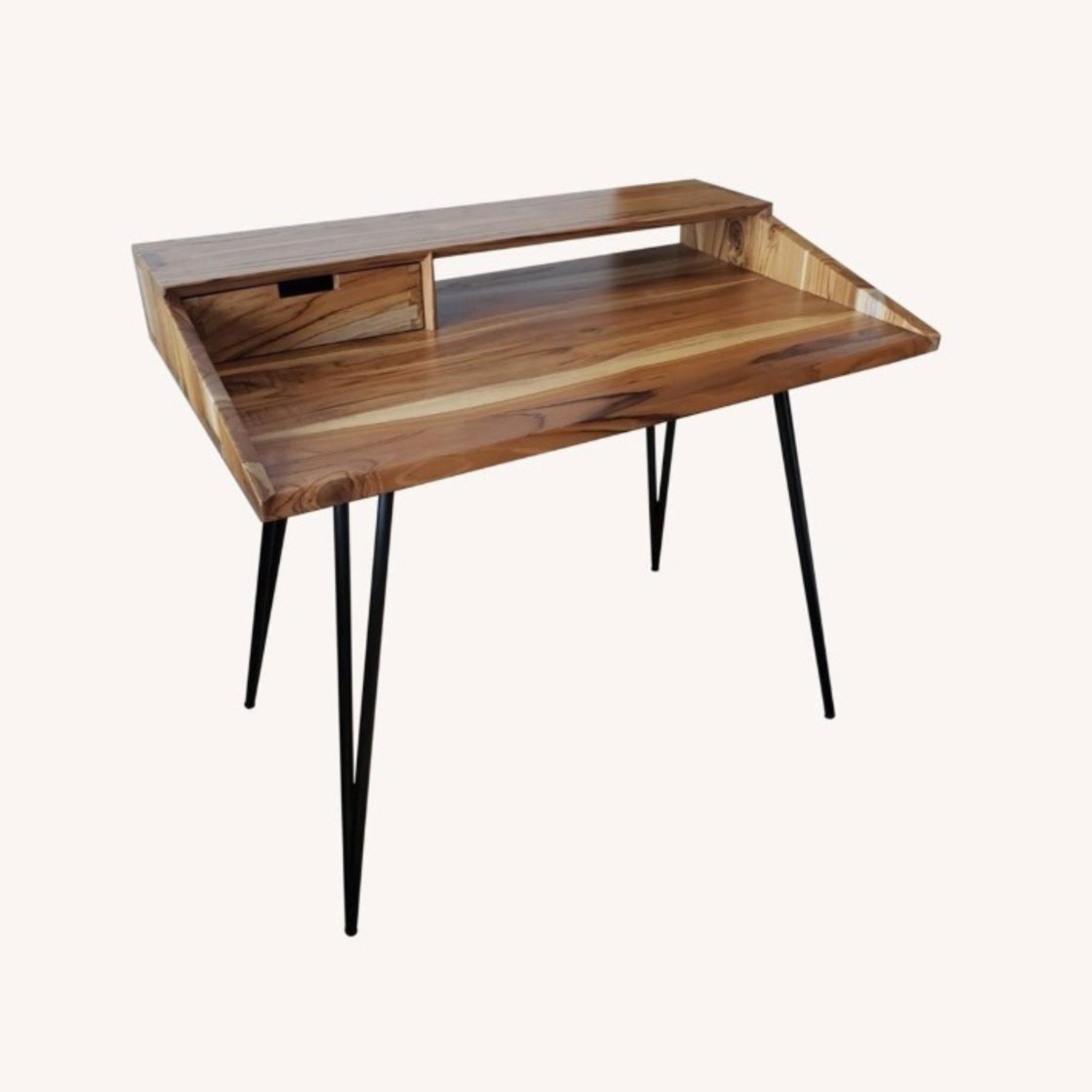 From The Source Teak Scout Corvus Writing Desk 36 - image-3