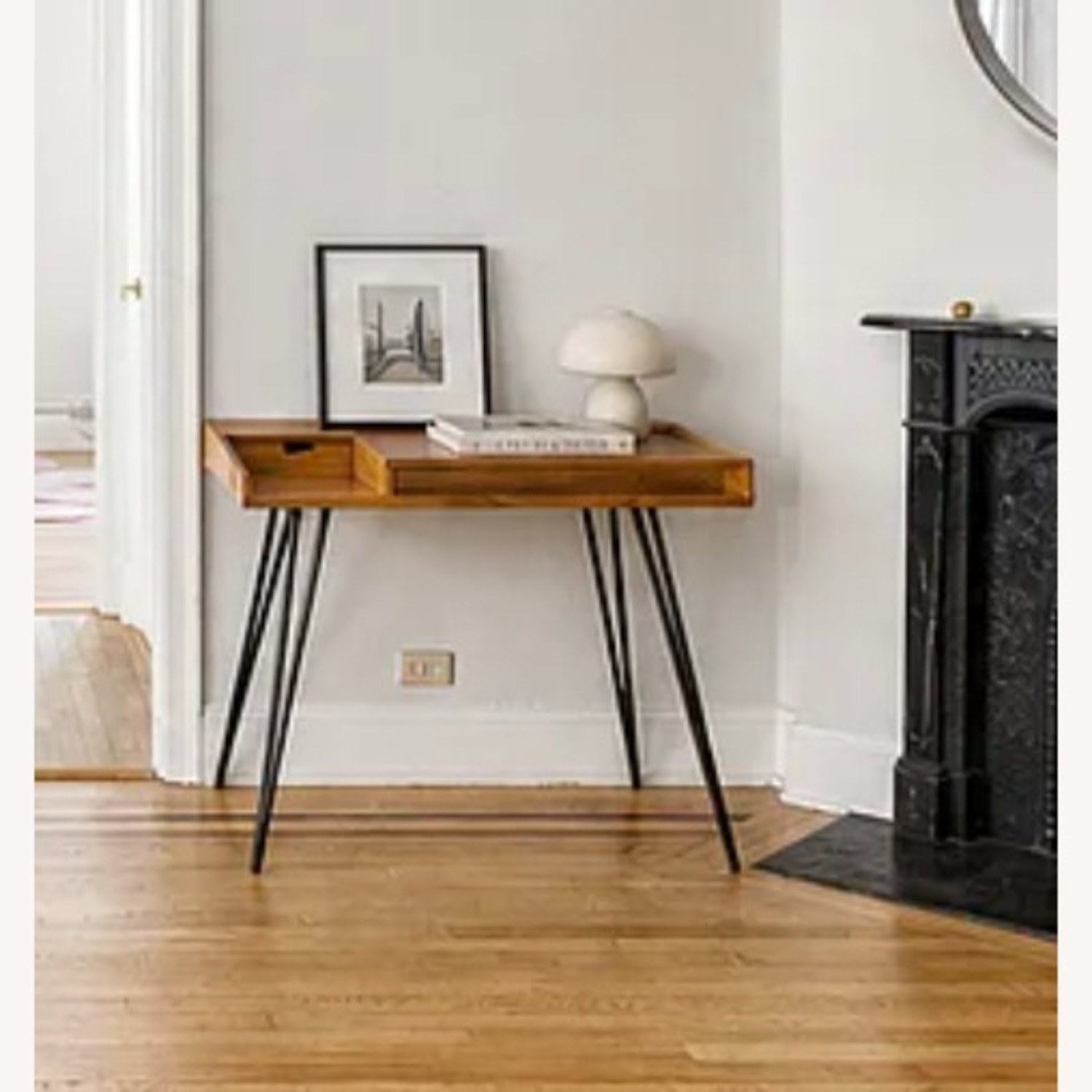 From The Source Teak Scout Corvus Writing Desk 36 - image-1