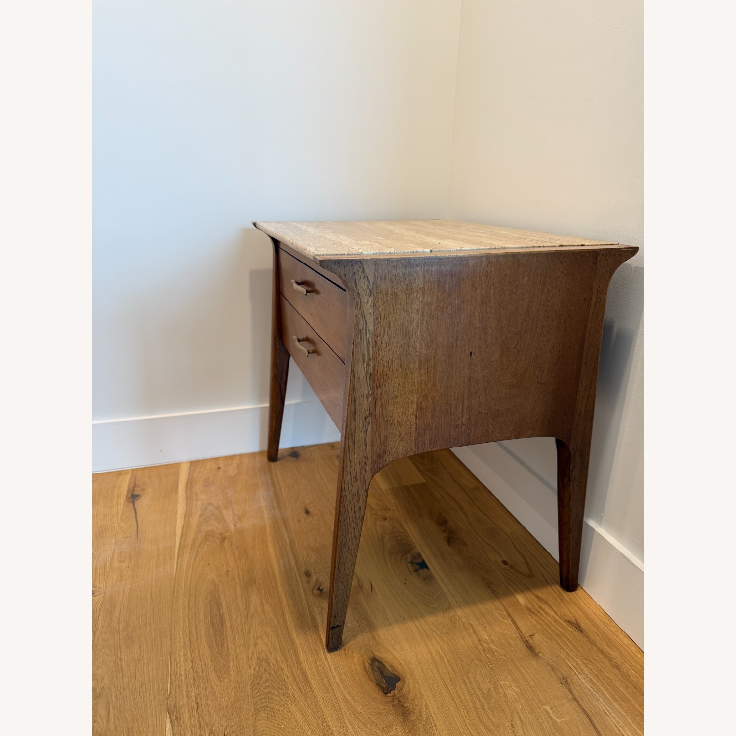 Drexel Profile Dark Brown Wood Nightstand - image-4