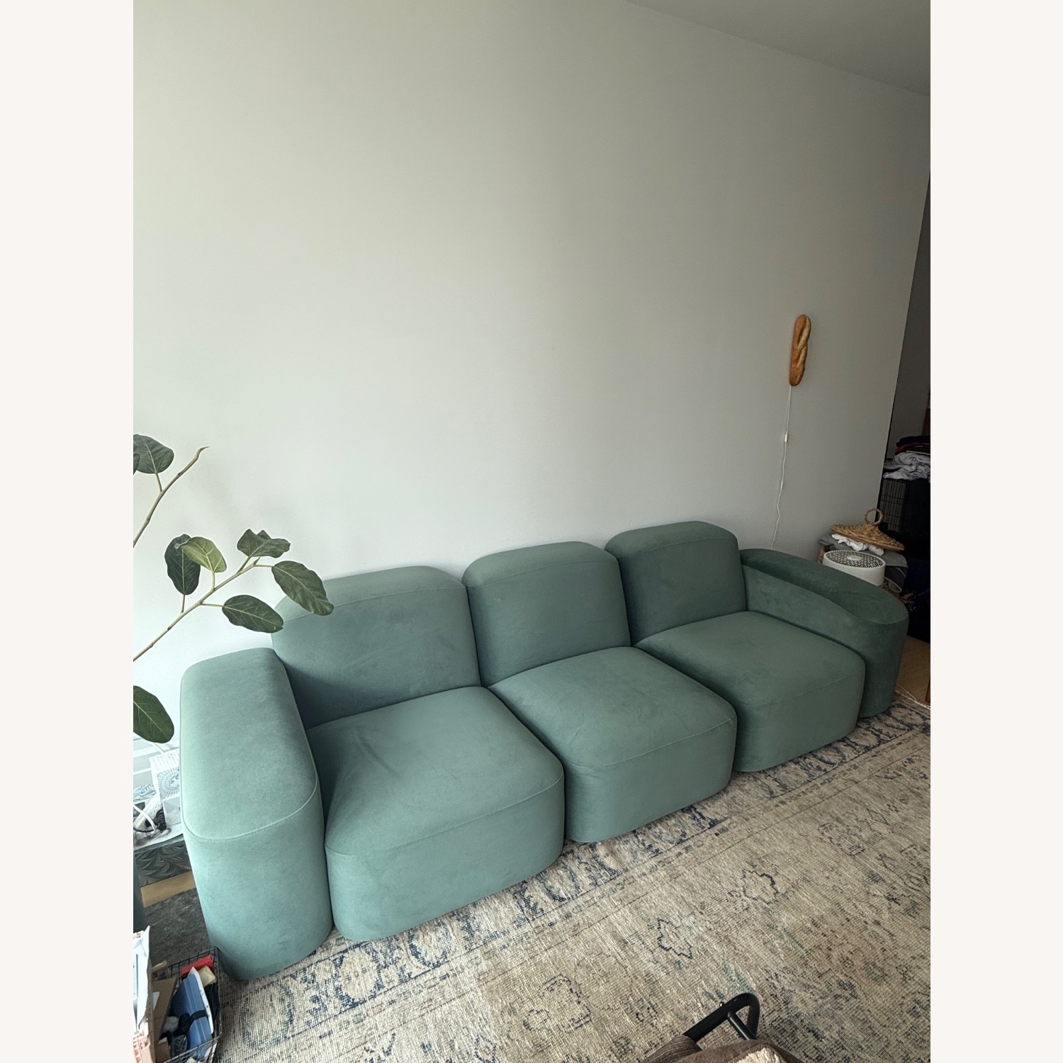 Design Within Reach Muse Green 3+ Piece Sectional - image-3