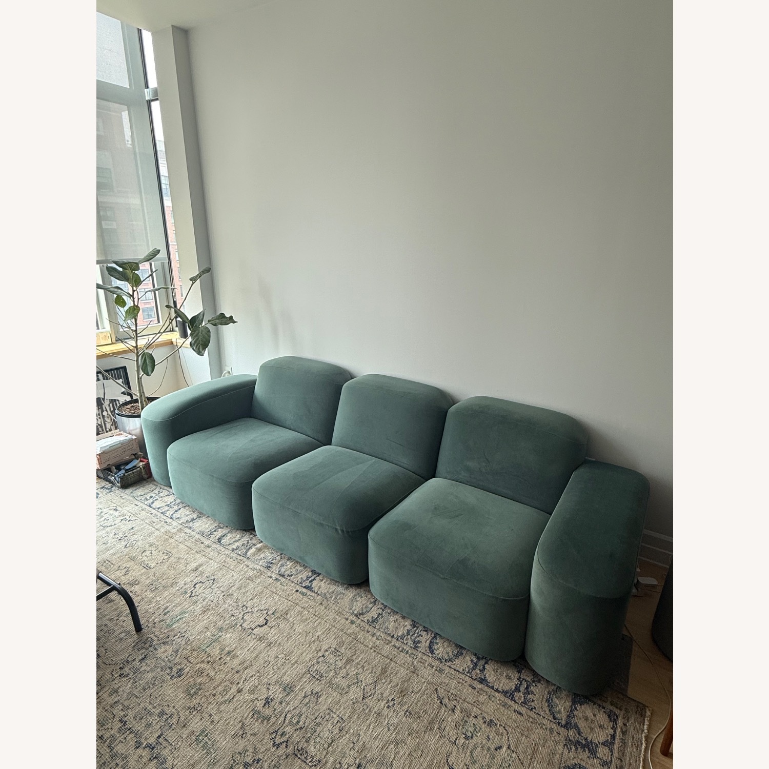 Design Within Reach Muse Green 3+ Piece Sectional - image-2