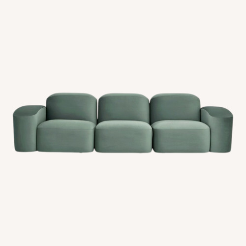 Used Design Within Reach Muse Green 3+ Piece Sectional for sale on AptDeco