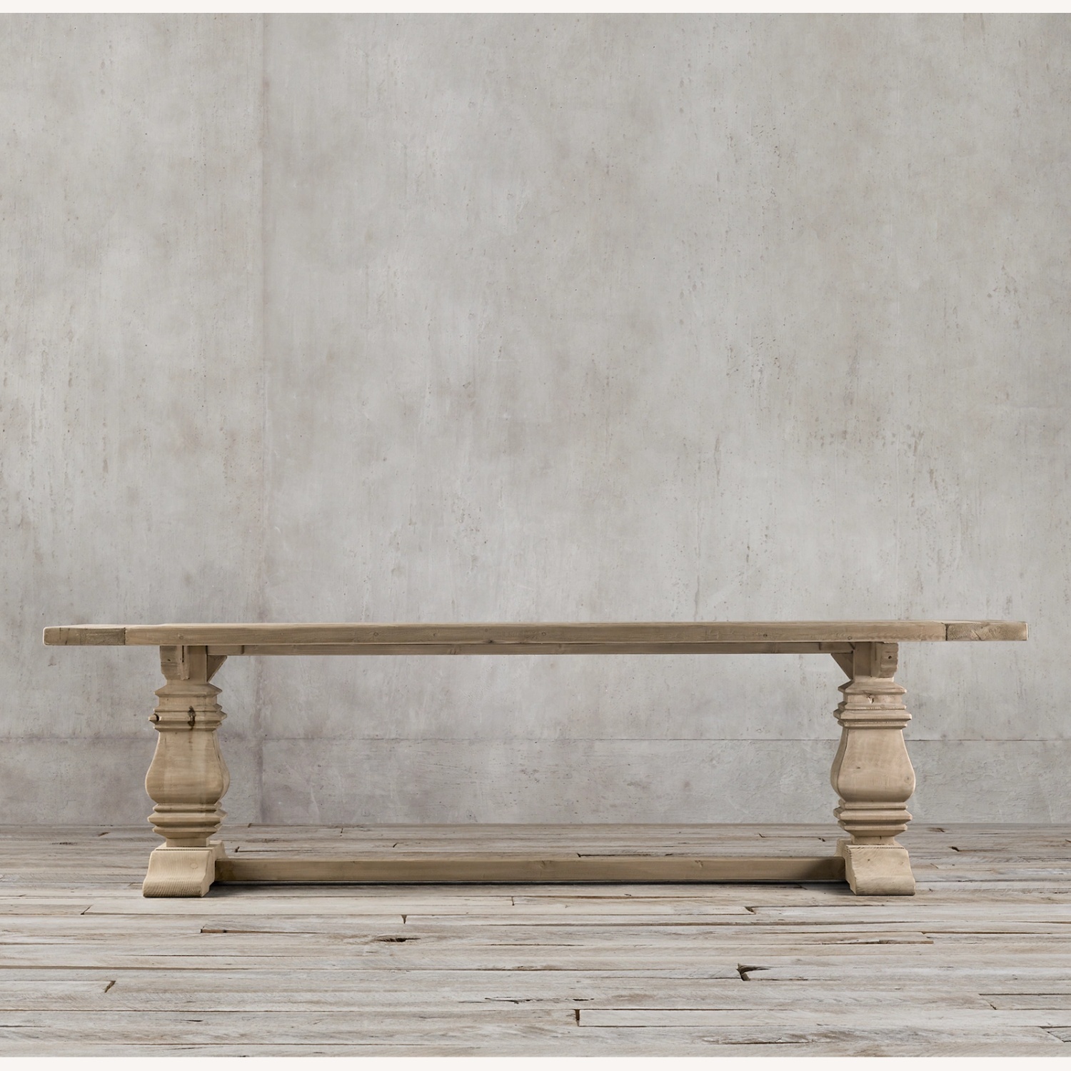 Restoration Hardware Salvaged Natural Wood Dining Table - image-8