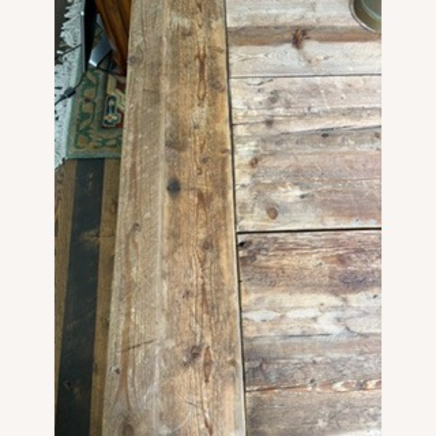 Restoration Hardware Salvaged Natural Wood Dining Table - image-5
