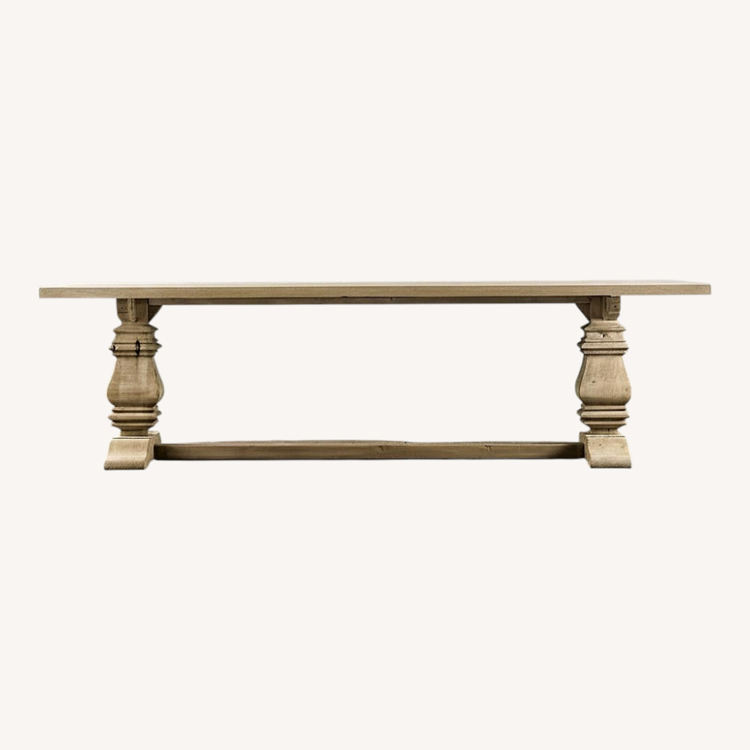Restoration Hardware Salvaged Natural Wood Dining Table - image-0
