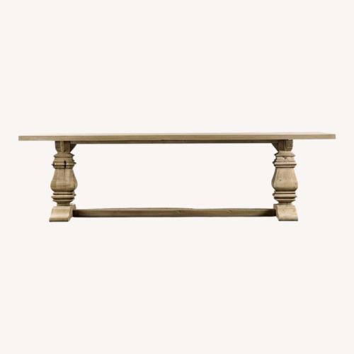 Used Restoration Hardware Salvaged Natural Wood Dining Table for sale on AptDeco