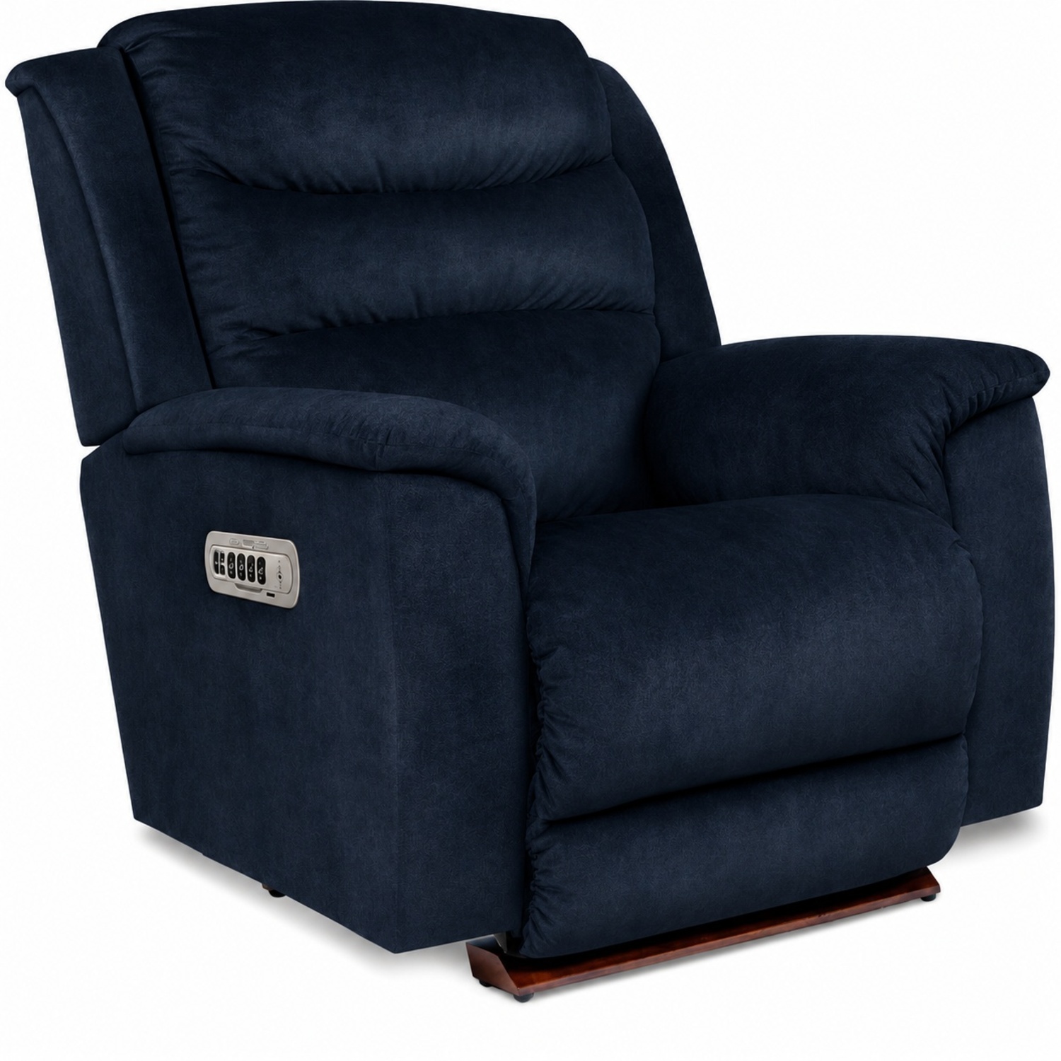 La-Z-Boy Redwood Blue Fabric Recliner - image-4