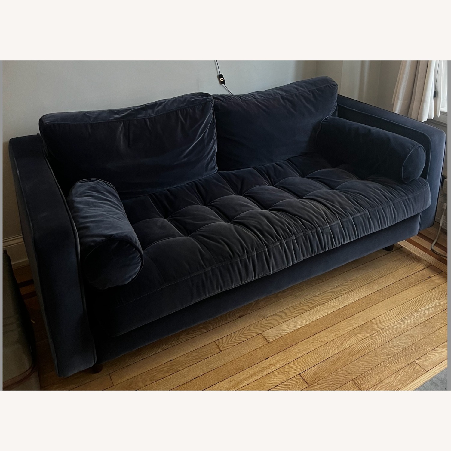Article Sven Blue Fabric 2 Seater Sofa - image-2