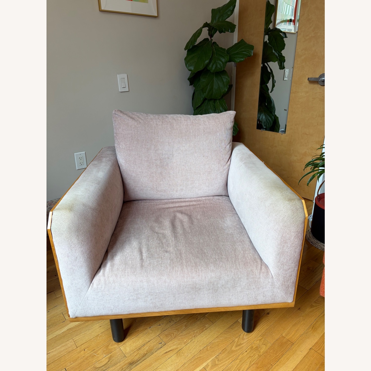 Joybird Brin Natural Fabric Armchair - image-1