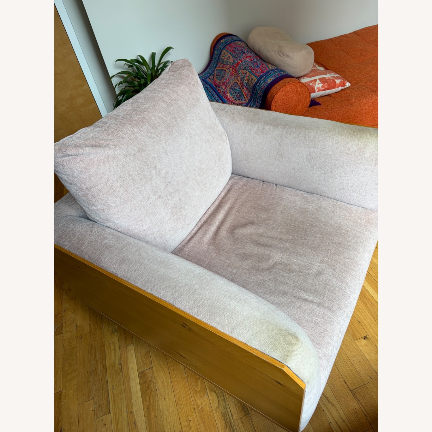 Joybird Brin Natural Fabric Armchair - image-3