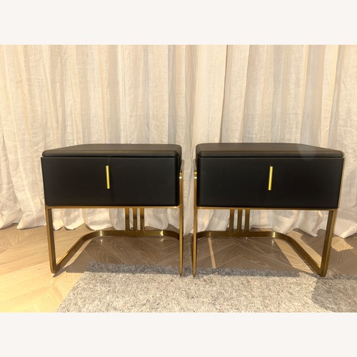 Used Bed Bath & Beyond Black Nightstands for sale on AptDeco