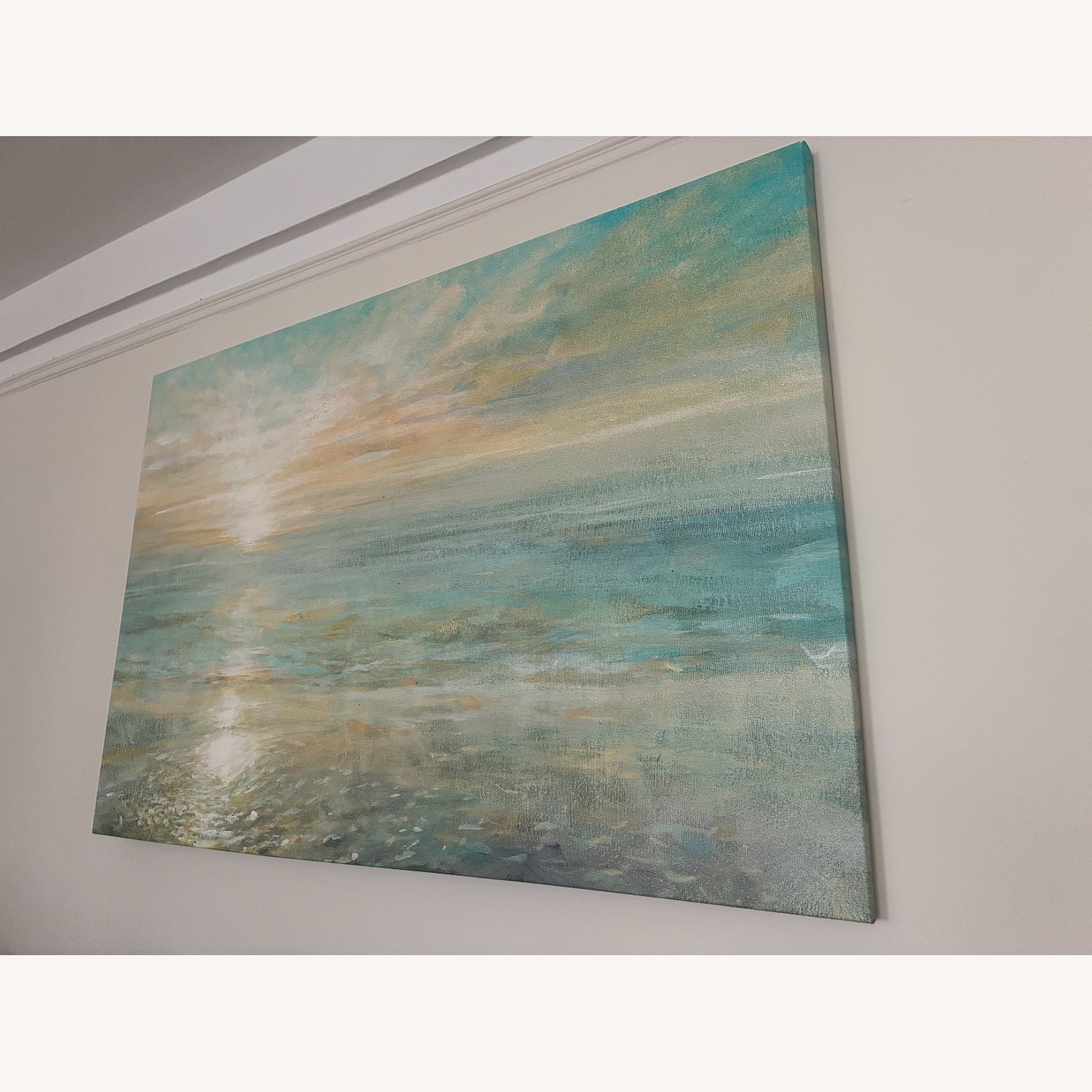 Blue Fabric Wall Art - image-2