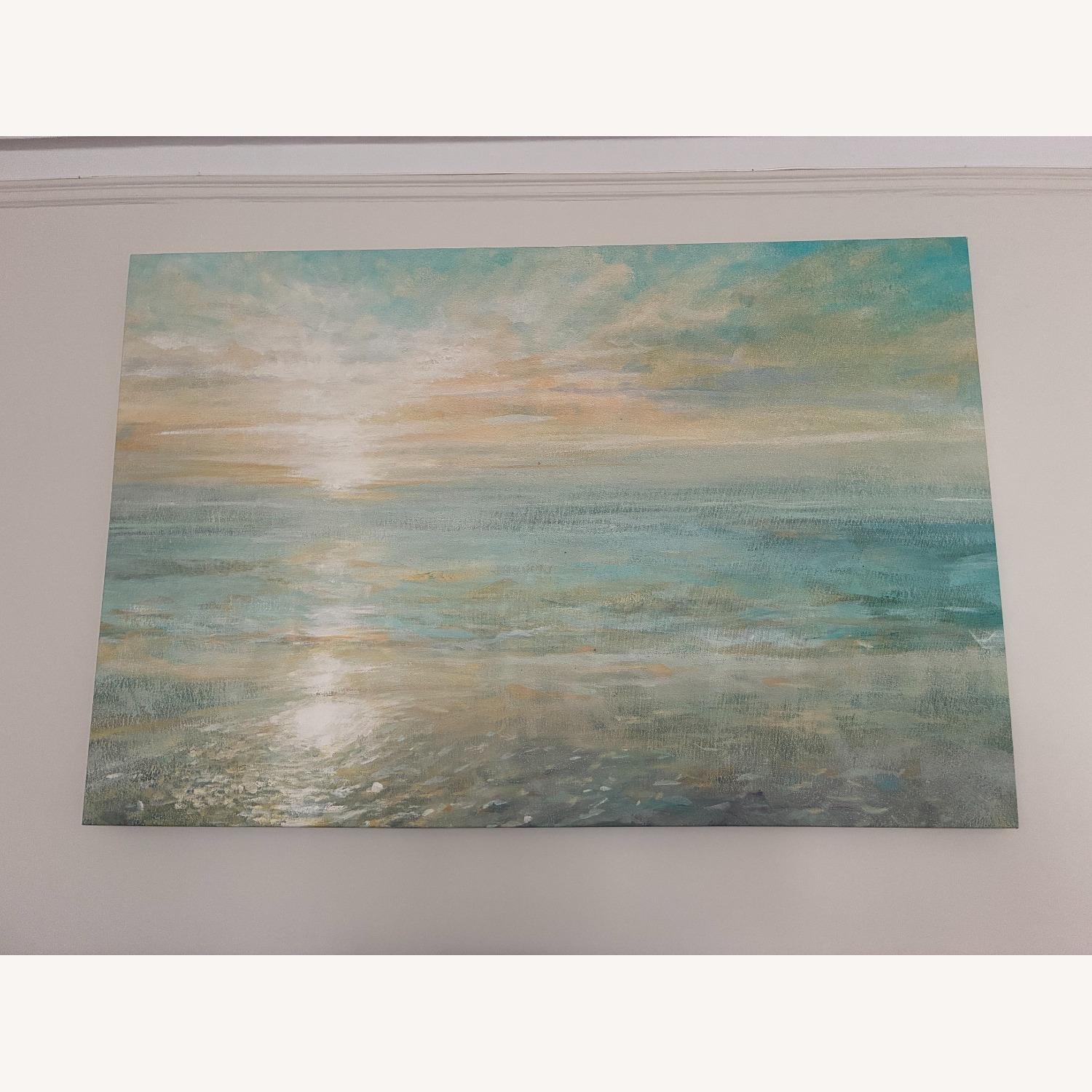 Blue Fabric Wall Art - image-1