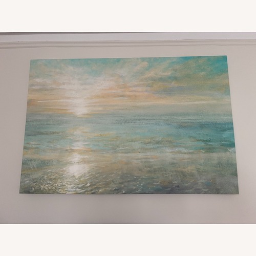 Used Blue Fabric Wall Art for sale on AptDeco