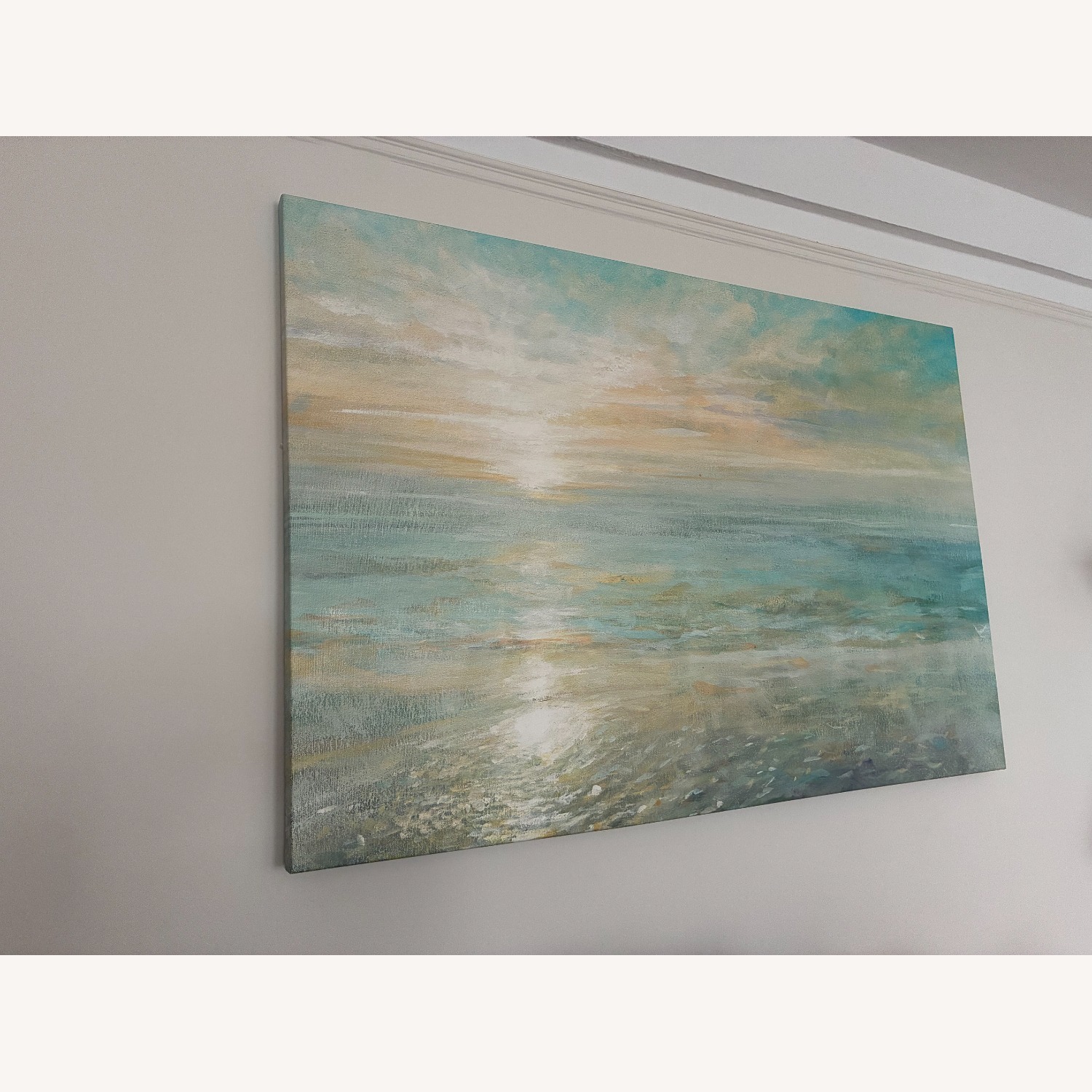 Blue Fabric Wall Art - image-3