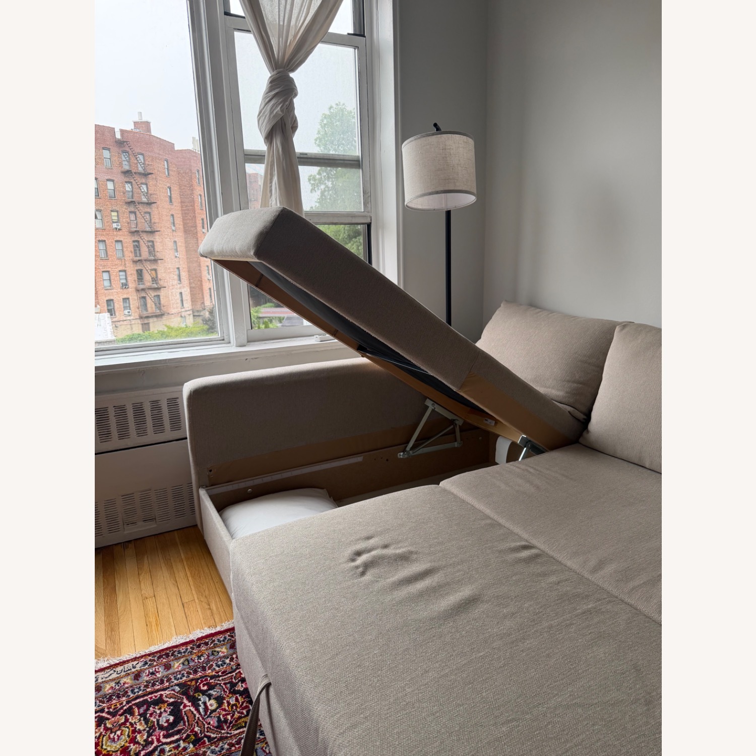 IKEA FRIHETEN Sleeper Sectional Sofa - image-5