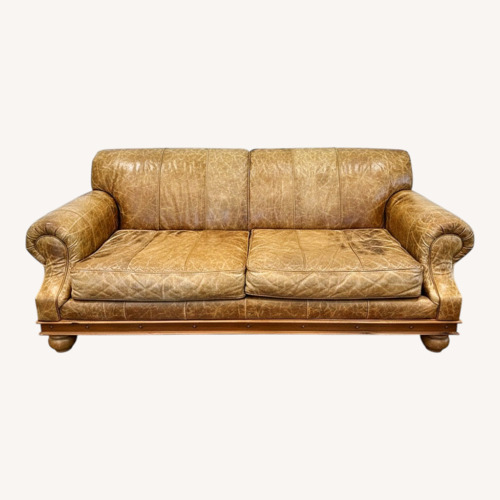 Used Vintage/Antique Light Brown 3+ Seater Sofa for sale on AptDeco