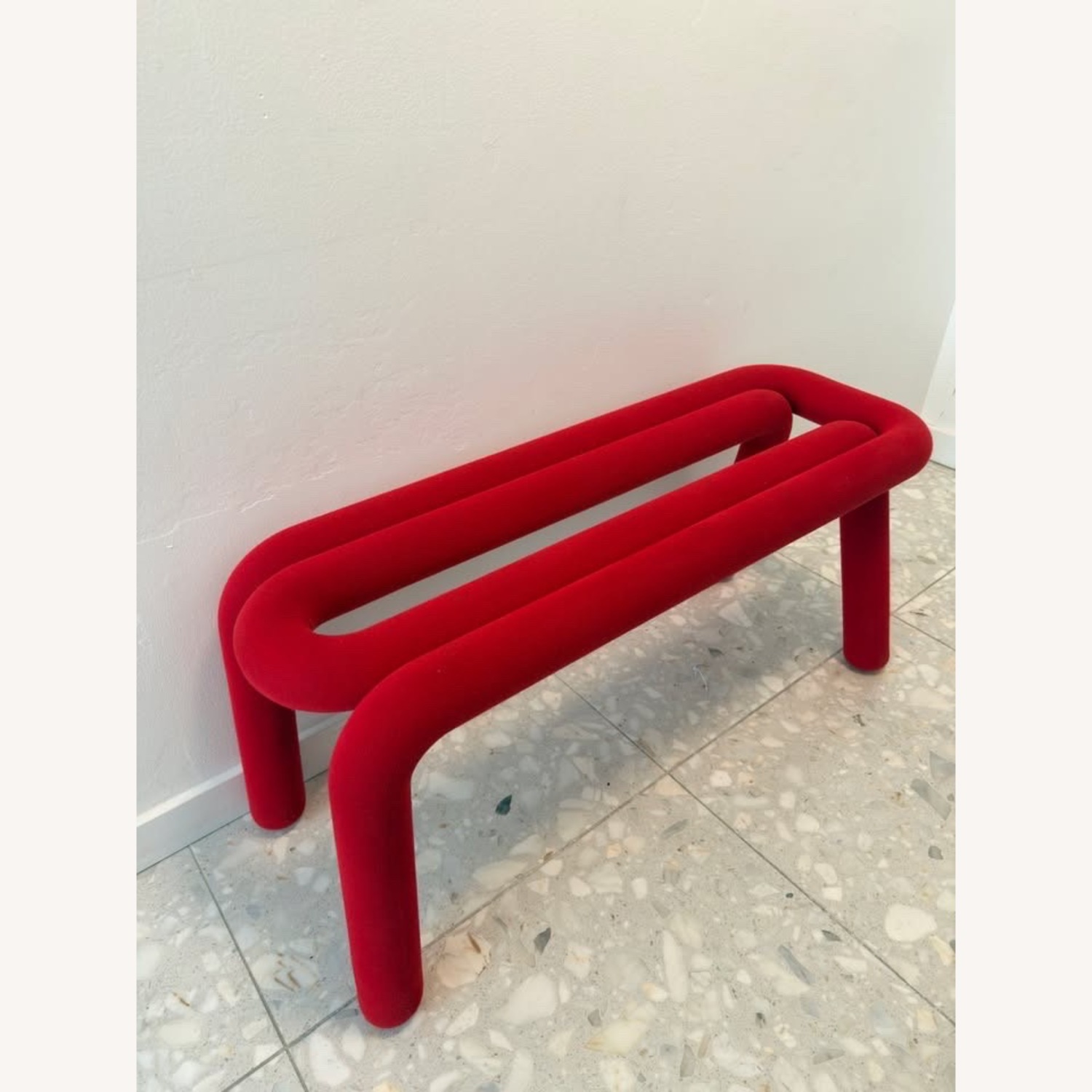 Moustache Bold Bench by Big Game in Red - image-1