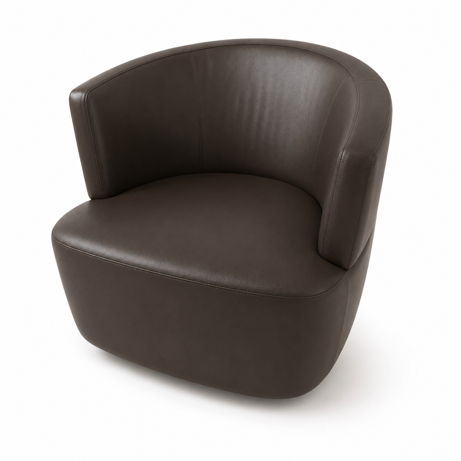Steelcase Coalesse Joel Brown Leather Accent Chair - image-5
