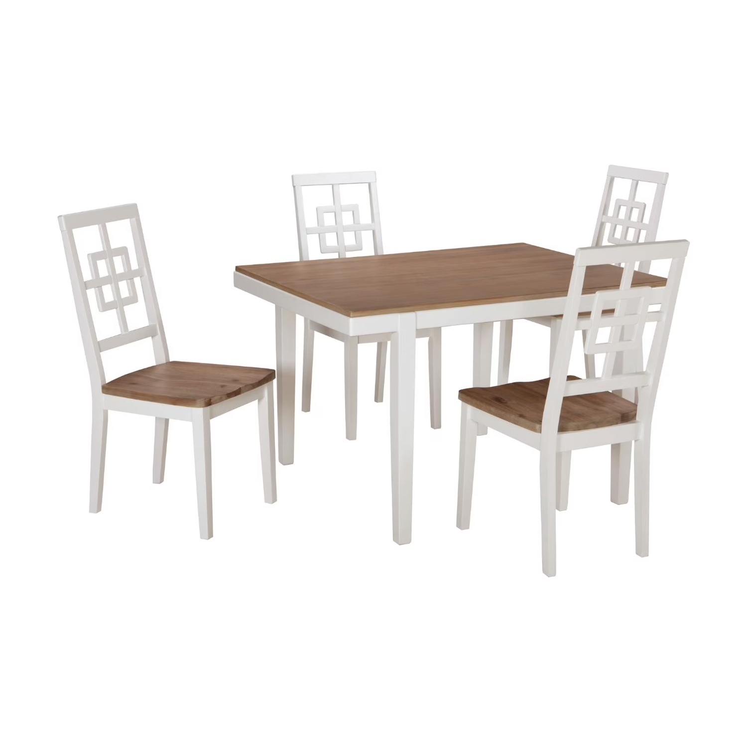 Raymour & Flanigan Brovada White Wood Dining Table - image-4