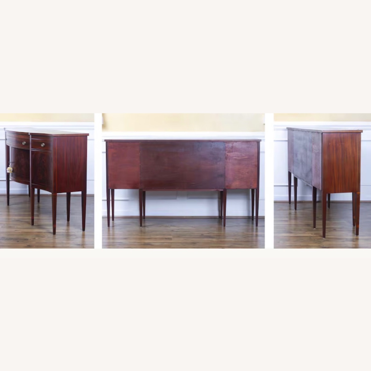 Vintage Mahogany Solid Wood Sideboard - image-5