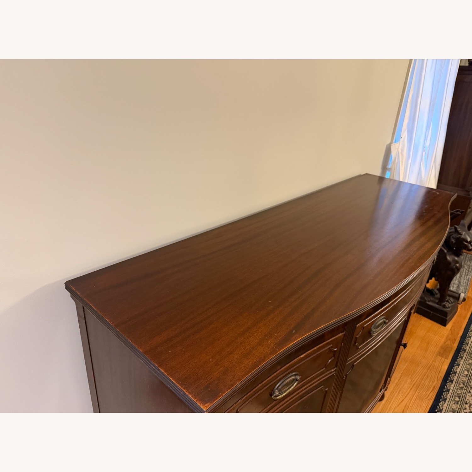 Vintage Mahogany Solid Wood Sideboard - image-16