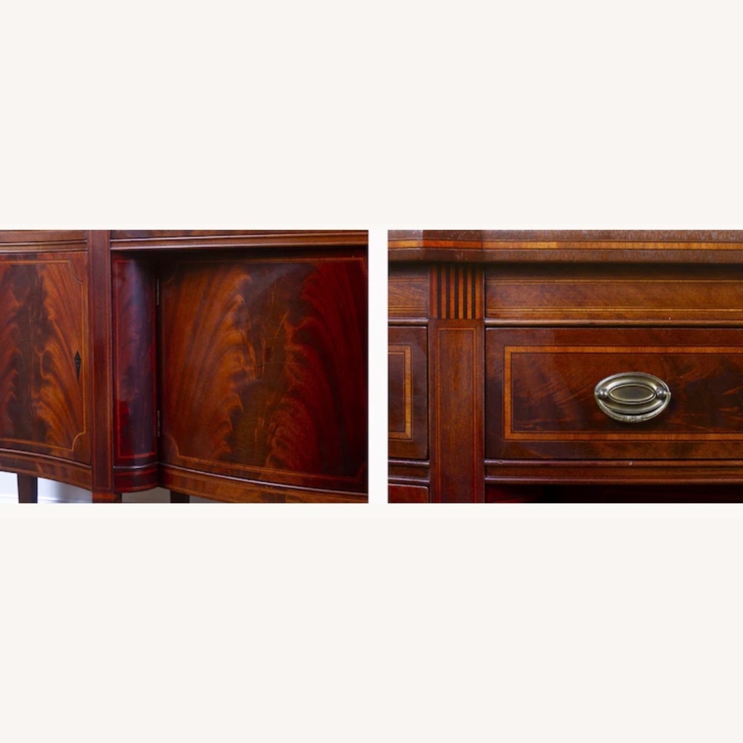 Vintage Mahogany Solid Wood Sideboard - image-6