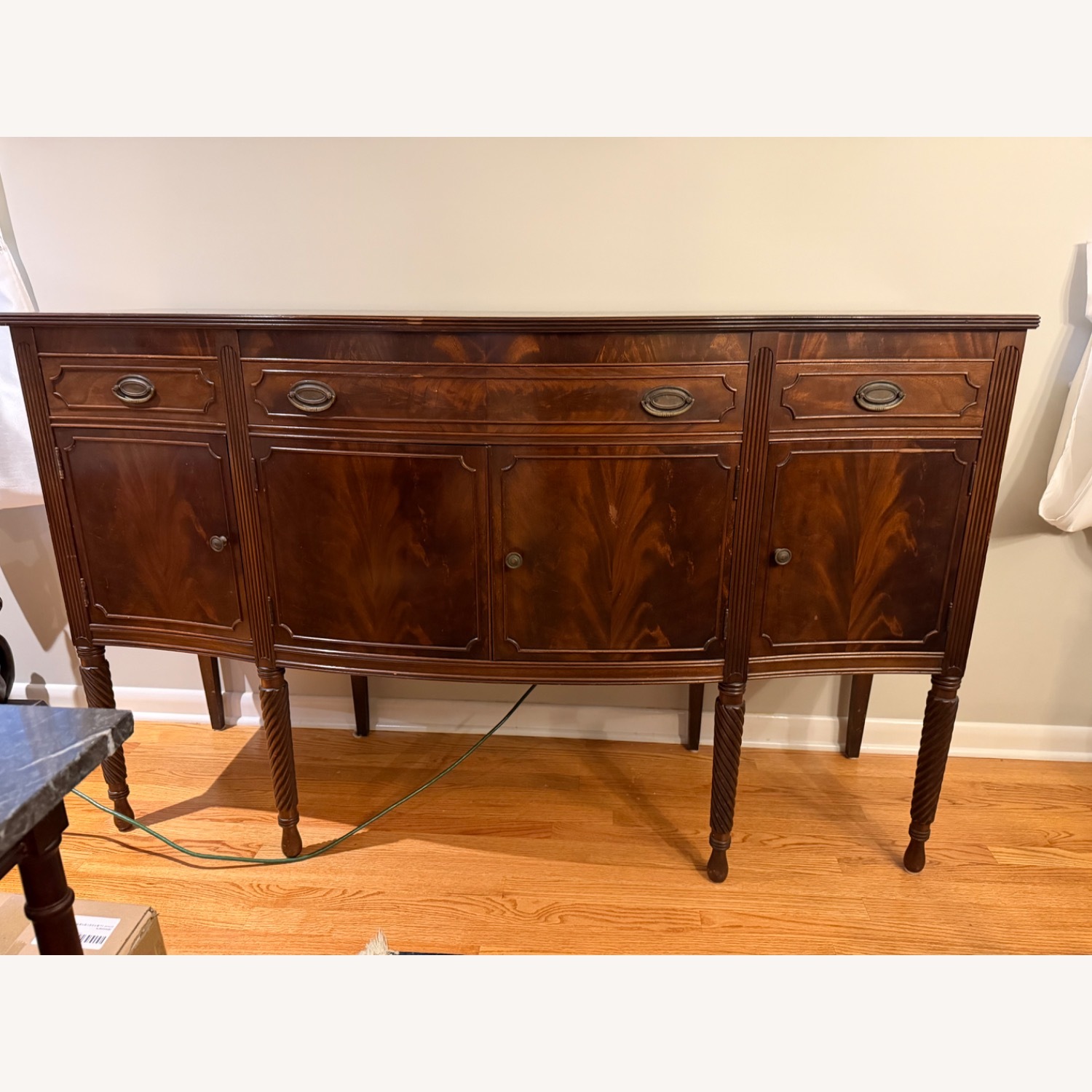Vintage Mahogany Solid Wood Sideboard - image-17