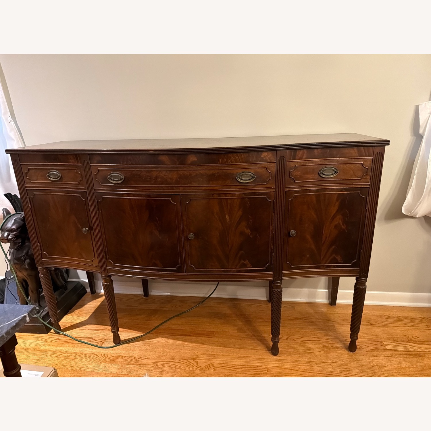 Vintage Mahogany Solid Wood Sideboard - image-13