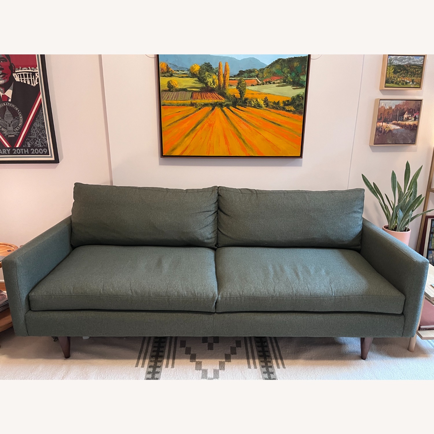 Room & Board Jasper Green 3 Seater Sofa - image-1