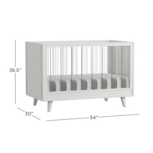 Used Sloan Acrylic Convertible Crib for sale on AptDeco