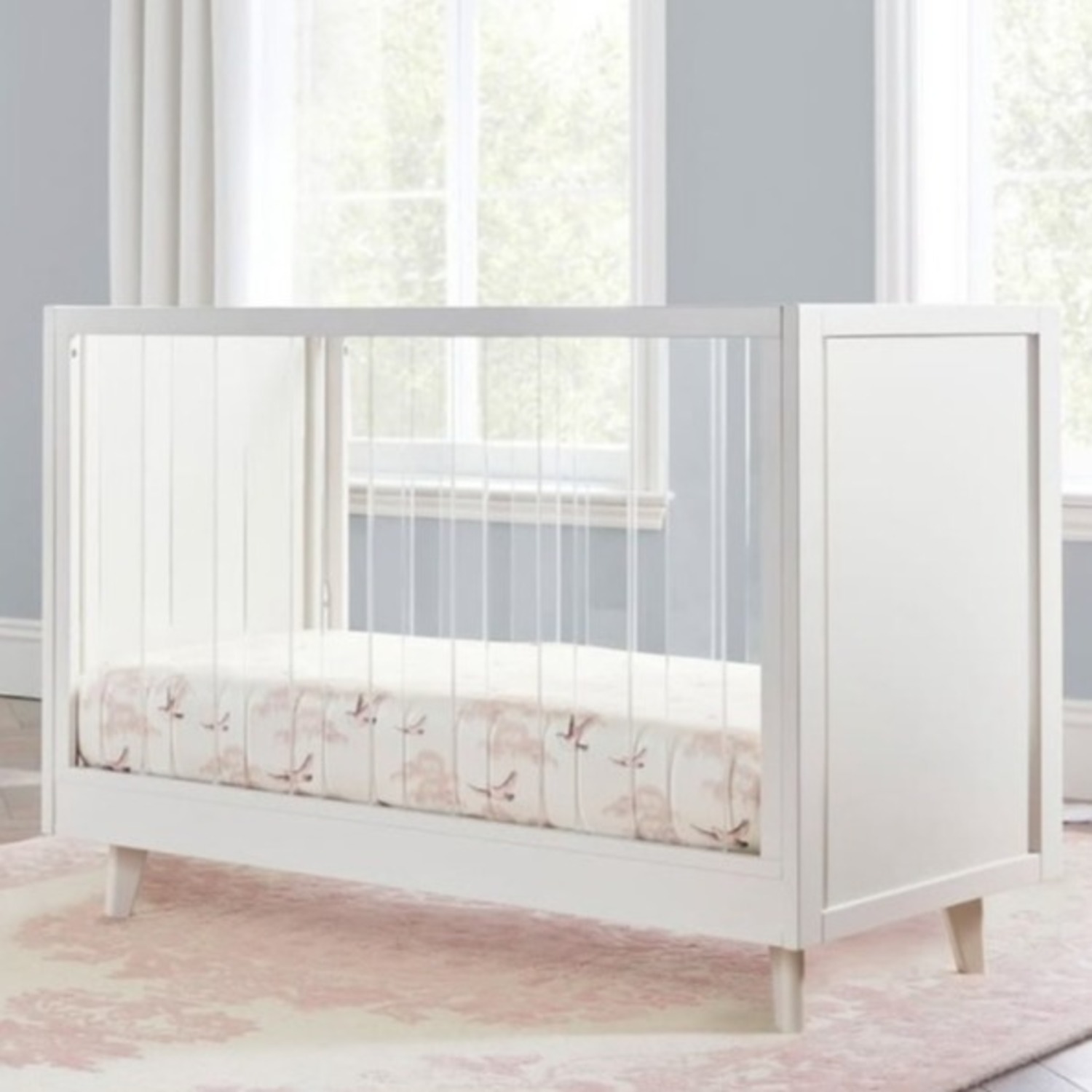 Sloan Acrylic Convertible Crib - image-3