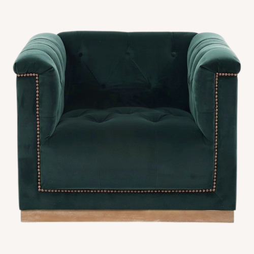 Used Four Hands Maxx Fabric Swivel Accent Chairs for sale on AptDeco