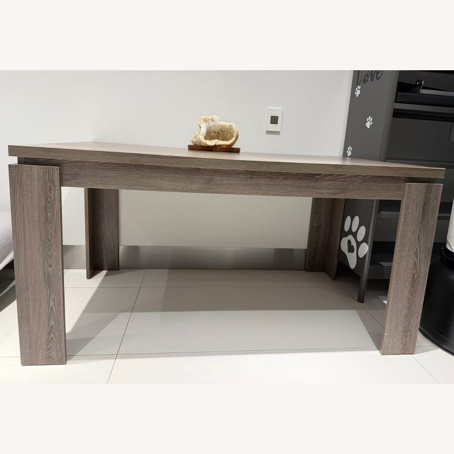 Monarch Specialties Dark Taupe Modern Dining Table - image-7