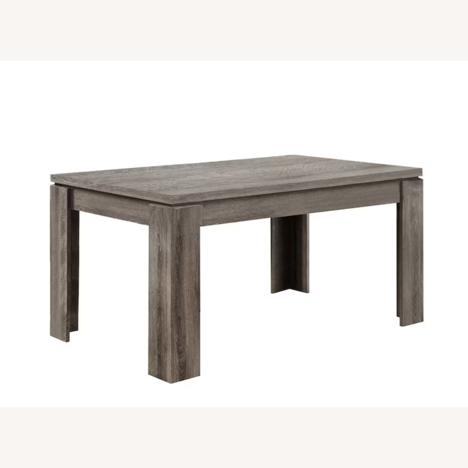 Monarch Specialties Dark Taupe Modern Dining Table - image-1