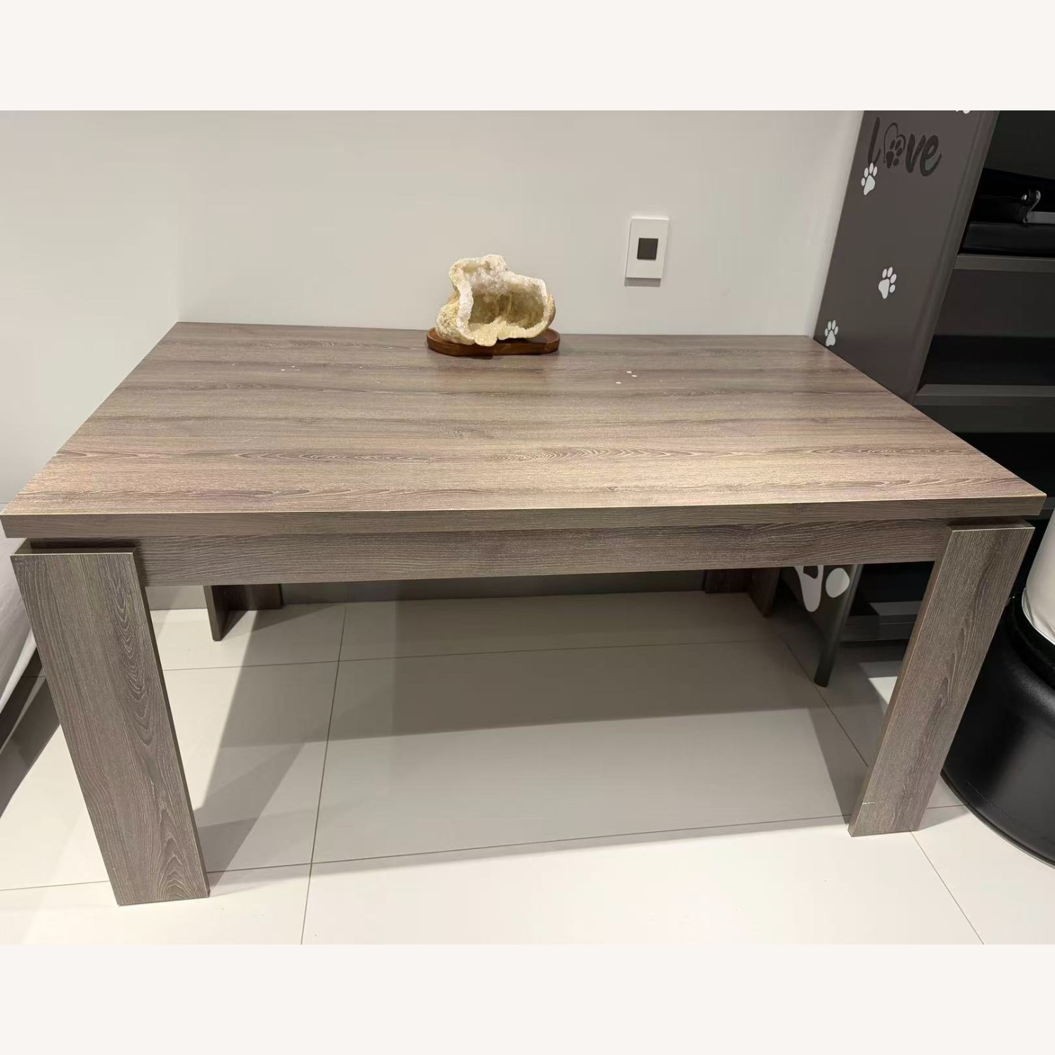 Monarch Specialties Dark Taupe Modern Dining Table - image-3