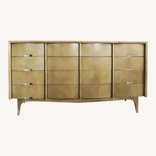 Used Vintage/Antique Light Brown Wood Dresser for sale on AptDeco