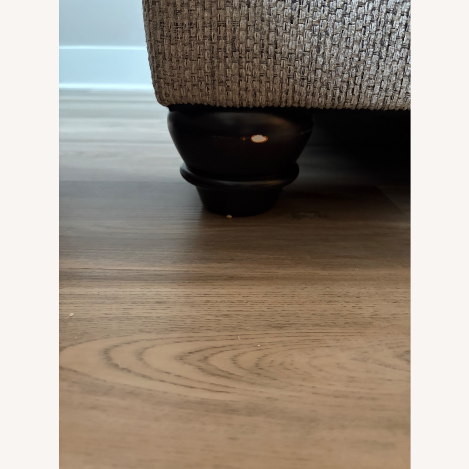 Ashley Furniture Light Gray Fabric Loveseat - image-3
