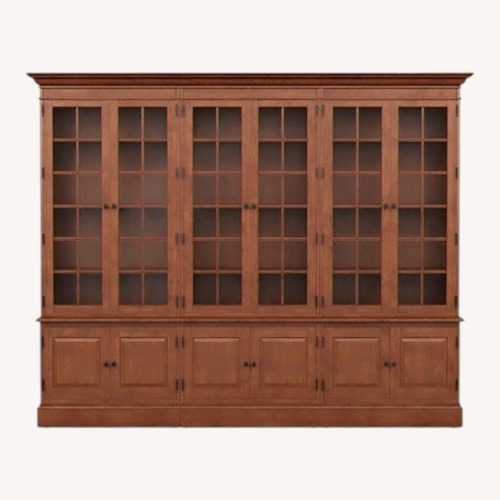 Used Ethan Allen Villa Triple Library Bookcase for sale on AptDeco